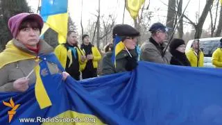 Мітинг на підтримку Євромайдану у Страрбурзі