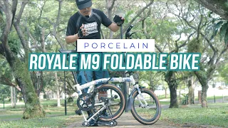 Mobot Royale GT 9-speed 16" Foldable Bicycle Unboxing & Bike Check (Porcelain Edition)