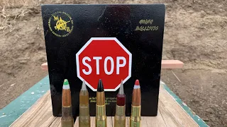 2" AR500 Can It Stop 50 Cals Baddest Rounds??