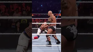 Cody rhodes finisher to the rock #wwe #romanreigns #shortsfeed #shorts #wwe2k24