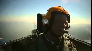 Captain Chesley "Sully" Sullenberger Flies with the Blue Angels