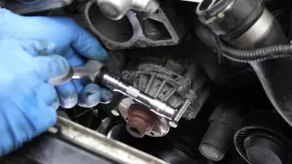 Replacing the water pump and thermostat on most 6-cylinder BMWs 91 thru 05 (M50 thru M56, S50, S52)