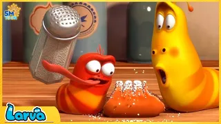 Larva Eat Less Salt Season 2 | SPICE RECIPE OF RED | Cartoon Comic by SMToon Asia