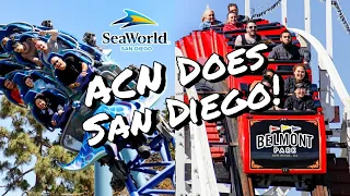 Visiting SeaWorld & Belmont Park in San Diego - feat. Giant Dipper POV