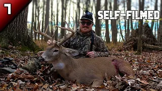 Big Michigan Archery Buck Down! Craziest Hunt of the Year (Self- Filmed)- Deer Season 2022