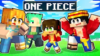 GUIHH foi ADOTADO pelo LUFFY de ONE PIECE no Minecraft