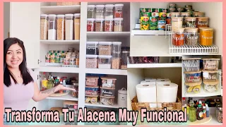 Con Esta Organización Tu Alacena Quedará Muy Bonita Y Funcional 😍/ Pantry Organization