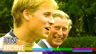 Prince Charles and Prince William Funny Press Conference on Gap Year Plans (2000)