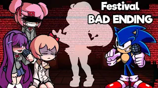 FNF - Festival Bad Ending / Sonic vs Dokis (Doki Doki Bad Ending)