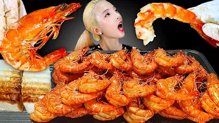 [Mukbang]🦐Black Tiger Butter Garlic Shrimp Korea EATING Show 블랙타이거 버터갈릭새우먹방 REAL SOUND ASMR | 쎄미