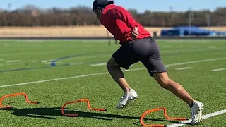 How I trained for the 40 yard dash (From a 4.8 to a 4.3 in 6 weeks) | WR Chris Booker