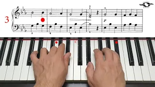 By Moonlight, Fast version, John Thompson`s easiest piano course, Part 3