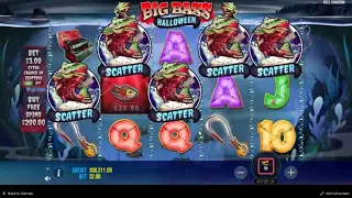 Big Bass Halloween 5 Scatters x10 Big Win!