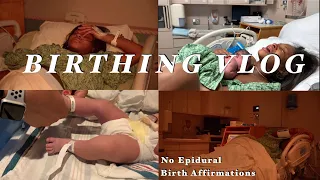 BIRTHING VLOG | NO EPIDURAL| *Raw and Real  | LABOR + DELIVERY | JackieLovely