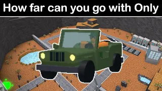 How far can you go with Only Patrol? | Roblox Tower Battles