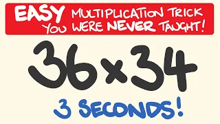 Mental multiplication in 3 seconds