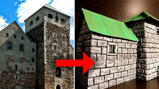 Building a Miniature Castle Keep for D&D or Wargaming (Modular)