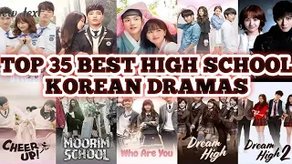 Top 35 best high school korean dramas ♥️🚸♥️#youtube #dramalovers #kdrama #kcdramaquuen #highschool