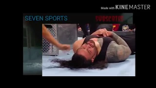brock lesnar again attacks on roman reigns raw 26 march 2018