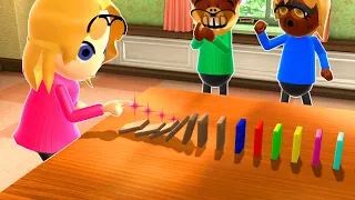 [2Player] Wii Party U Minigames - Deku Vs Asuna Vs John Vs Jeff (Hardest Difficulty)