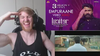 Empuraane Video Song | Lucifer • Reaction By Foreigner | Mohanlal | Prithviraj | Deepak Dev | Usha