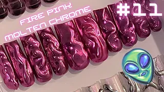 EASY 3D CHROME NAILS | Molten metal chrome look | what she wanted vs what she got EP. 11