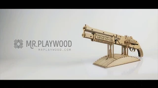 Механический 3D пазл Mr.Playwood Ружьё (10005/03)