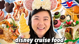 What to Eat on a DISNEY CRUISE! Everything I Ate on Disney Wonder 2023