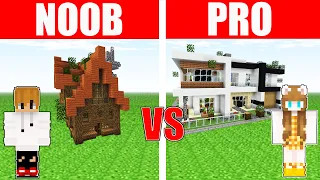 Minecraft NOOB vs HACKER: I Cheated in a Build Challenge!