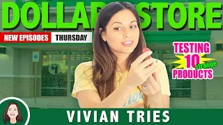 10 WEIRDEST DOLLAR STORE ITEMS!!!  |  VIVIAN TRIES HAUL