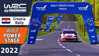 WRC WOLF Power Stage HIGHLIGHTS and RESULTS : WRC Croatia Rally 2022