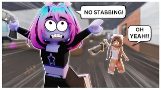 MM2, But We Can't STABBING Challenge (Murder Mystery 2)