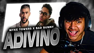 REACCIONANDO a Myke Towers, Bad Bunny - ADIVINO (Official Visualizer) | Kebalo