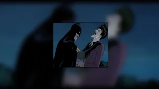 the beach sped up x batman and joker laughing