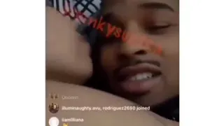 6ix9ine Babymama Was Caught On Live In Bed With His Best friend