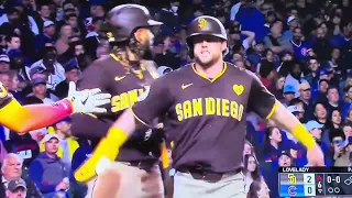 Clutch Hitting by Jurickson Profar vs Cubs 05/06/24