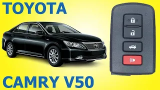 Тойота Камри изготовление дубликата чип ключа зажигания в Минске Toyota Camry Smart Key Programming