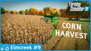 Elmcreek #9 FS22 Timelapse Harvesting Corn & Cotton, Cleaning & Repairing Equipment