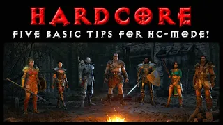 D2R Hardcore - 5 Importants Tips for HC-Mode! [Diablo 2 Resurrected Hardcore]
