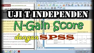 Cara Uji T Independen untuk N-Gain Score dengan SPSS Lengkap