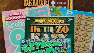 MIX zdrapek Lotto na wtorek 🍀 Jest przyzwoicie 😁💲 #012