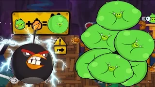 Angry Birds - BOMB ELECTRIC SHOCK WAVE VS CHEMICAL BAD PIGGIES