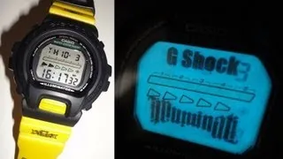 G Shock DW 6600 custom with black matt bezel and yellow bands! Unboxing by TheDoktor210884