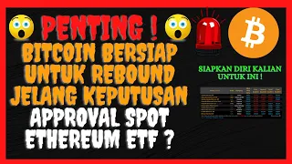 BITCOIN TERLIHAT SIAP UNTUK KEMBALI REBOUND ? PREDIKSI BITCOIN HARI INI !