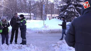 В Ульяновске маршрутка сбила женщину