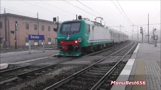 TRENI IN TRANSITO DI TUTTI I TIPI ALLA STAZIONE DI TREVISO CENTRALE: [PARTE 1]