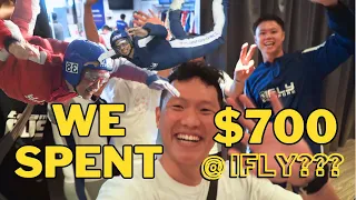 We spent $700 at iFly ??!