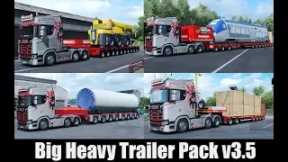 ETS2 1.30 - Big Heavy Trailer Pack v3.5