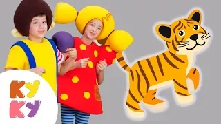 КУКУТИКИ - ЗООПАРК - Песенка про животных для детей, малышей - Funny Kids Song about Zoo