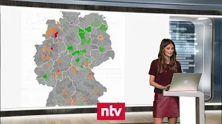 Aktuelle Zahlen zur Corona-Krise - Sieben Regionen überschreiten kritische Marke | ntv